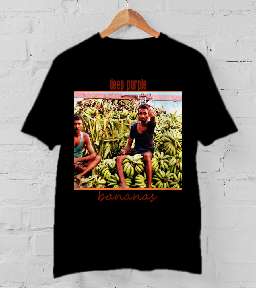 Deep Purple Bananas Album Cover Artwork T-Shirt