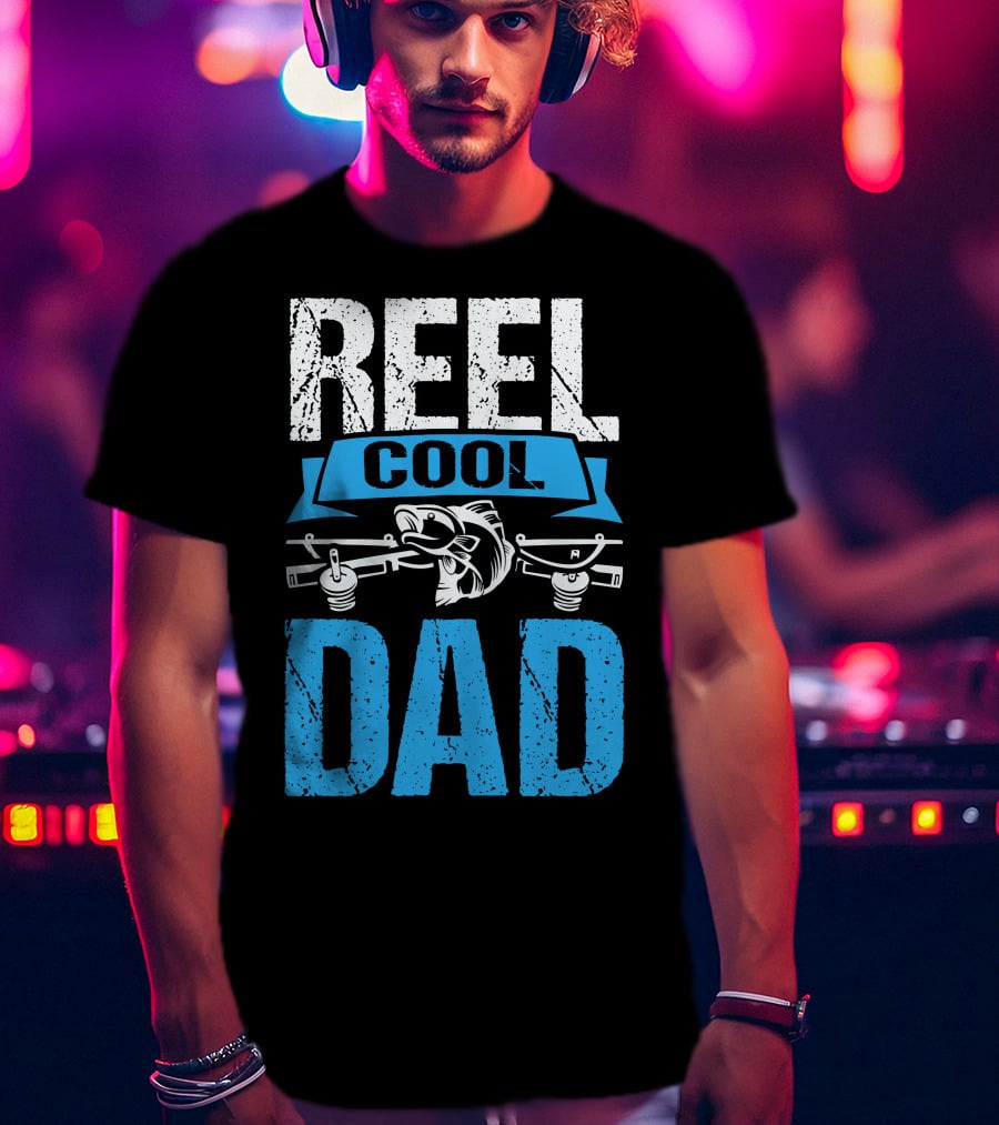 Reel Cool Dad Fishing T-Shirt