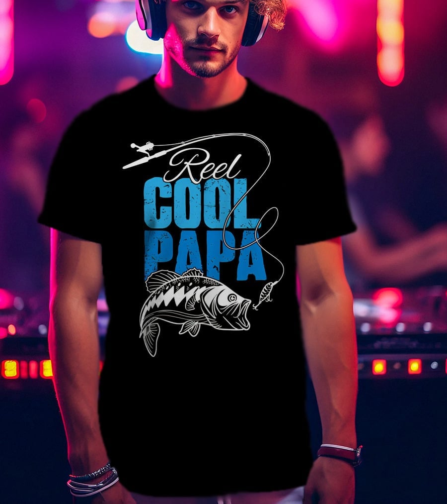 Reel Cool Papa Fishing T-Shirt