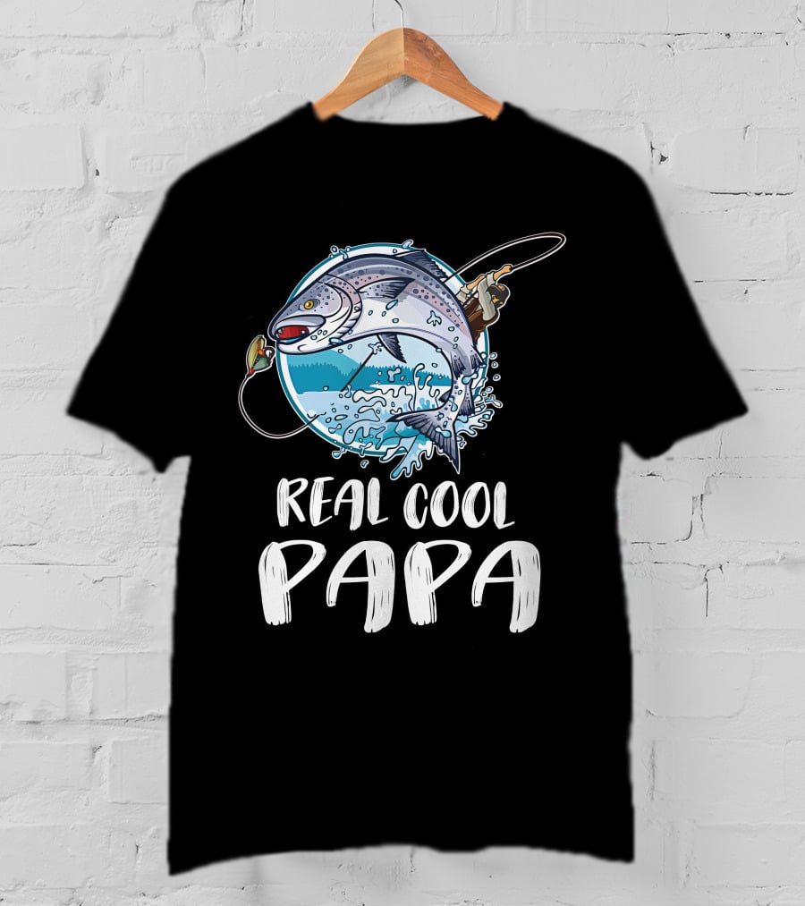 Real Cool Papa Fishing T-Shirt