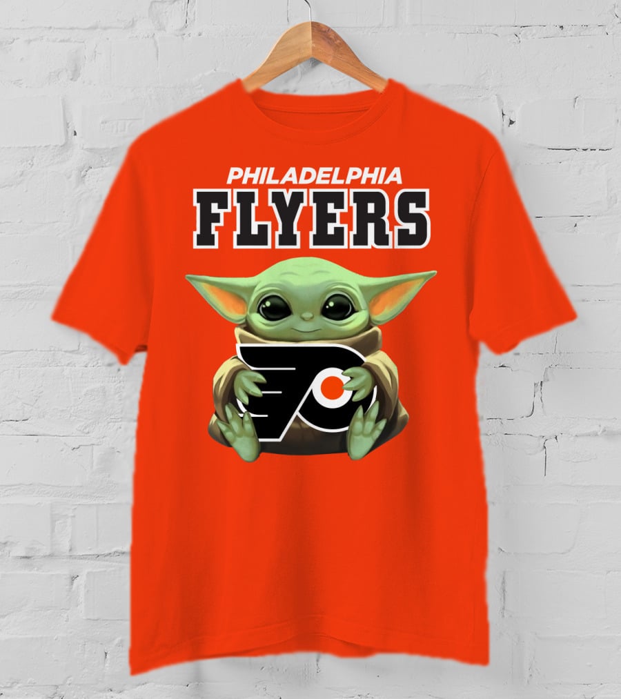 Philadelphia Flyers Baby Yoda T-Shirt