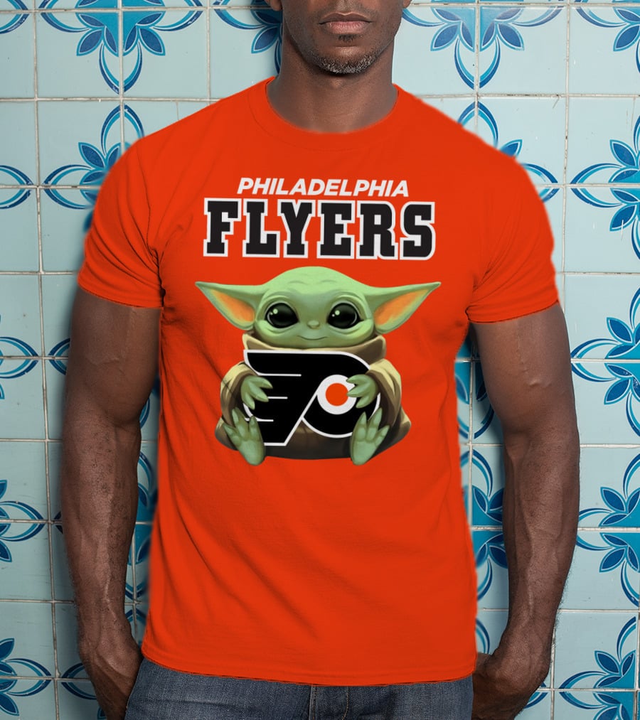 Philadelphia Flyers Baby Yoda T-Shirt