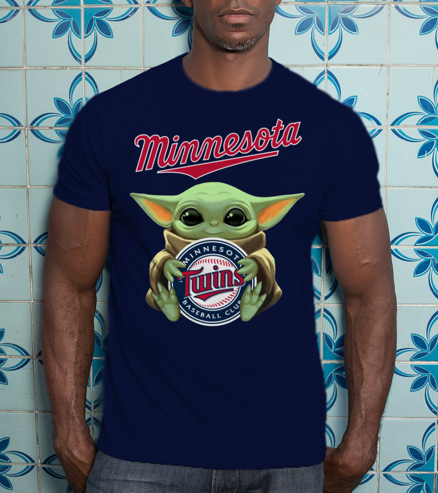 Minnesota Twins Baby Yoda Minnesota Baseball Club T-Shirt