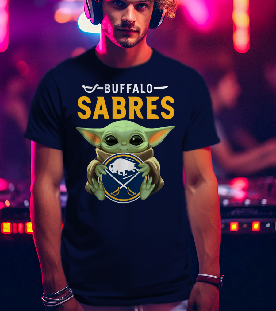 Buffalo Sabres Baby Yoda T-Shirt