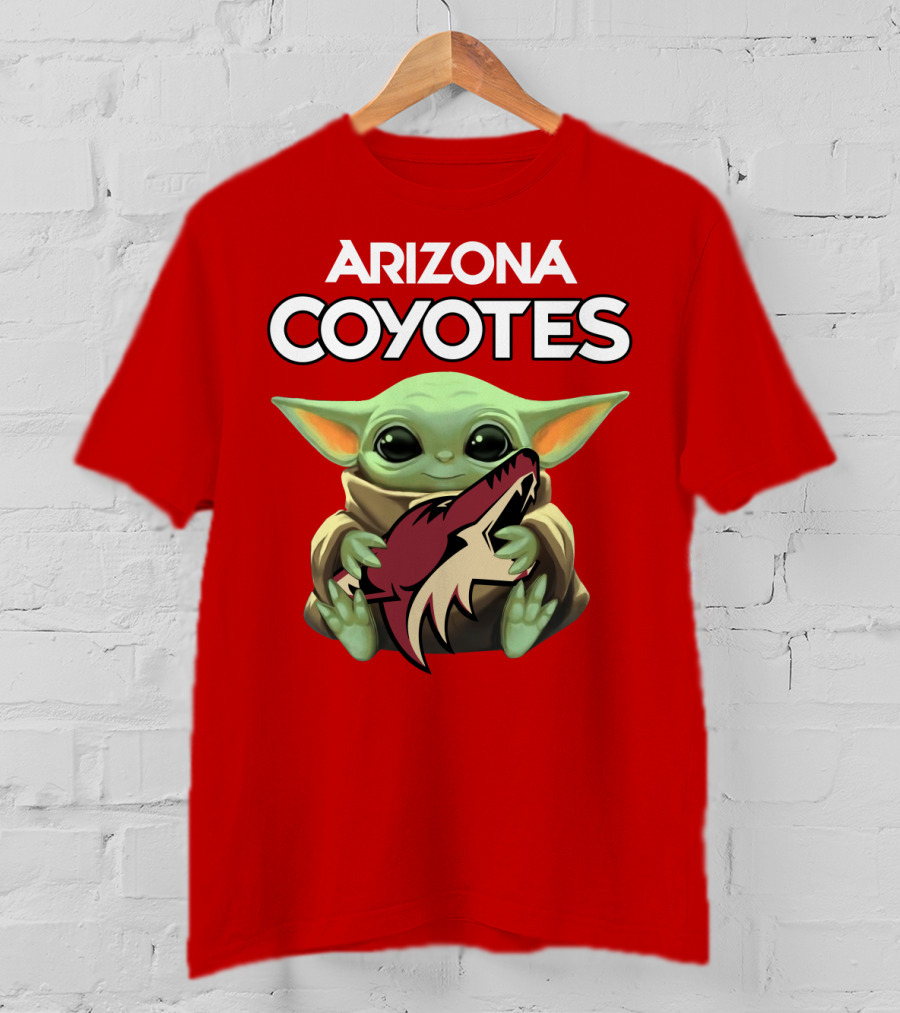 Arizona Coyotes Baby Yoda T-Shirt
