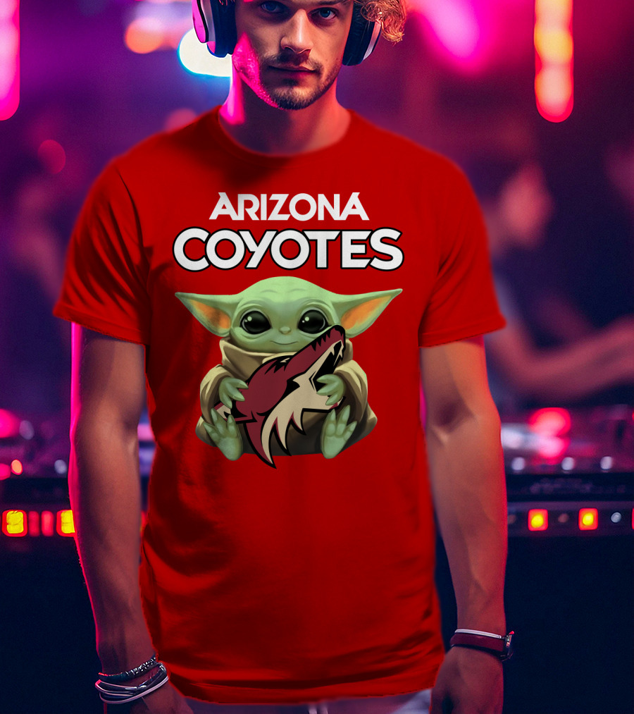Arizona Coyotes Baby Yoda T-Shirt
