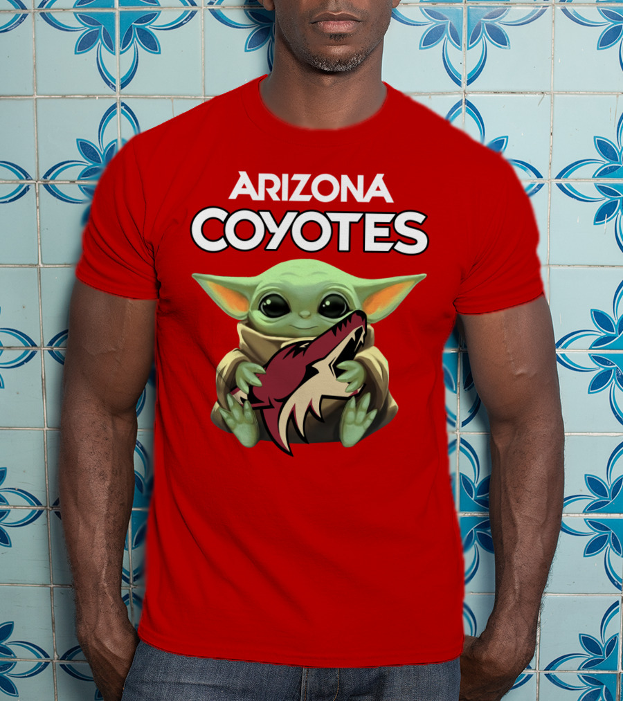 Arizona Coyotes Baby Yoda T-Shirt