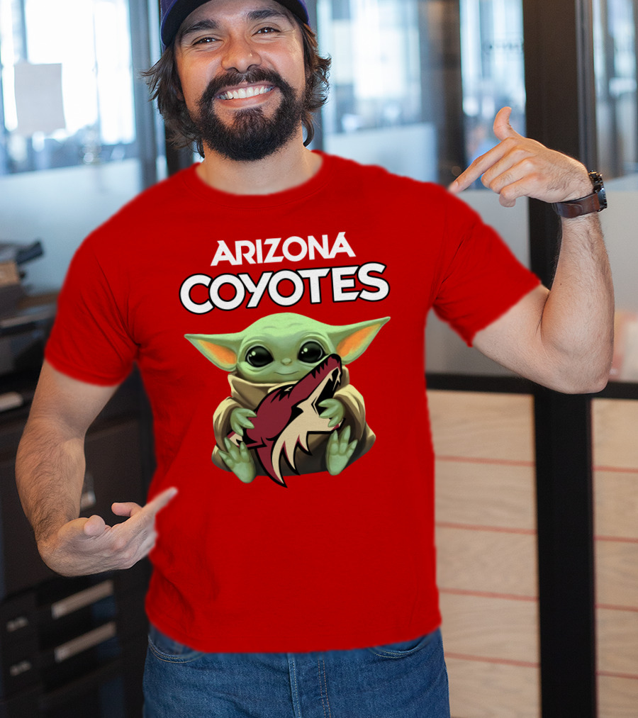 Arizona Coyotes Baby Yoda T-Shirt