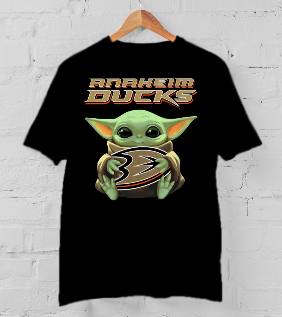 Anaheim Ducks Baby Yoda T-Shirt