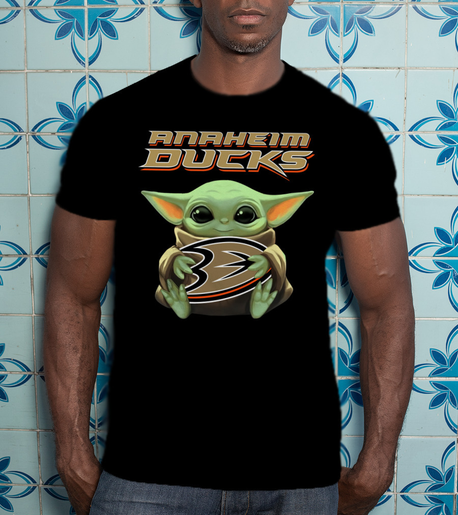 Anaheim Ducks Baby Yoda T-Shirt