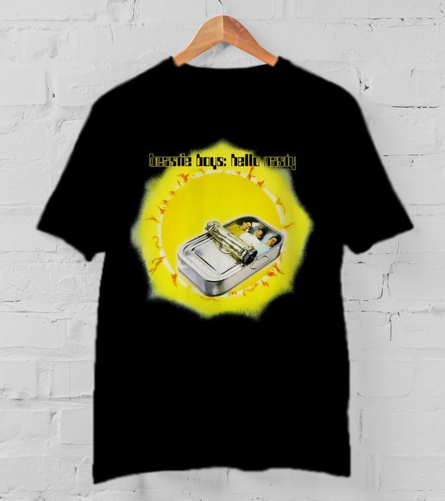 Beastie Boys: Hello Nasty Album Cover Yellow Background T-Shirt