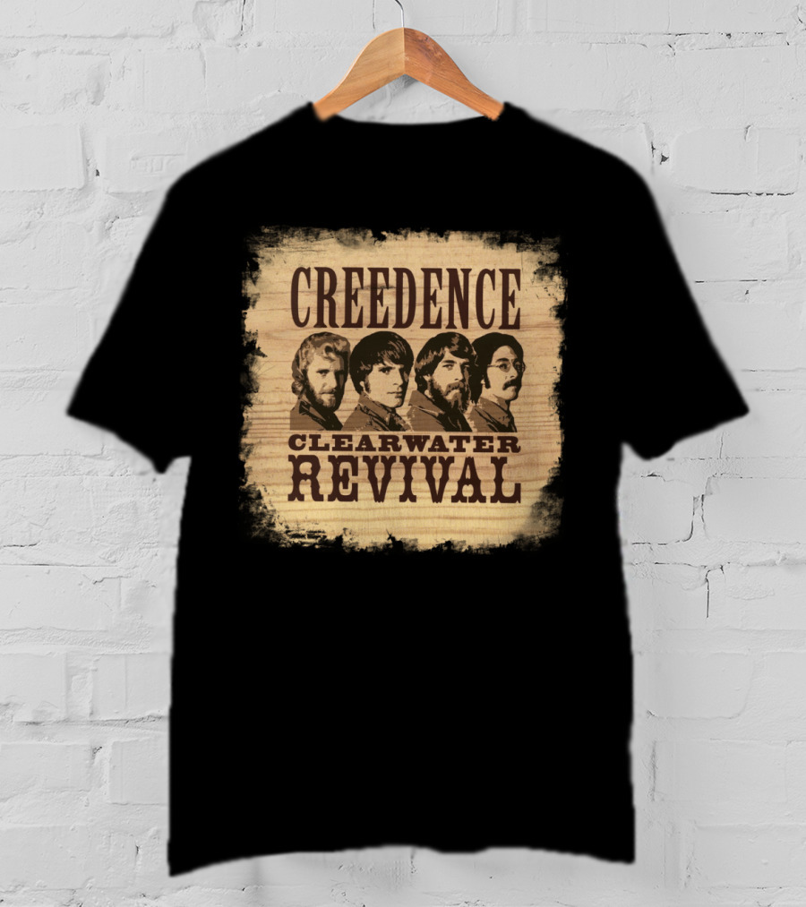 Creedence Clearwater Revival Band Portrait T-Shirt