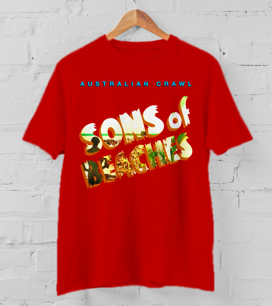 Australian Crawl Sons Of Beaches T-Shirt