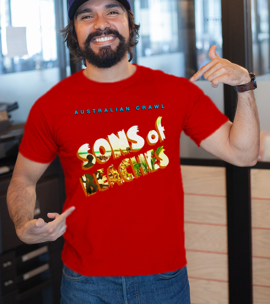 Australian Crawl Sons Of Beaches T-Shirt