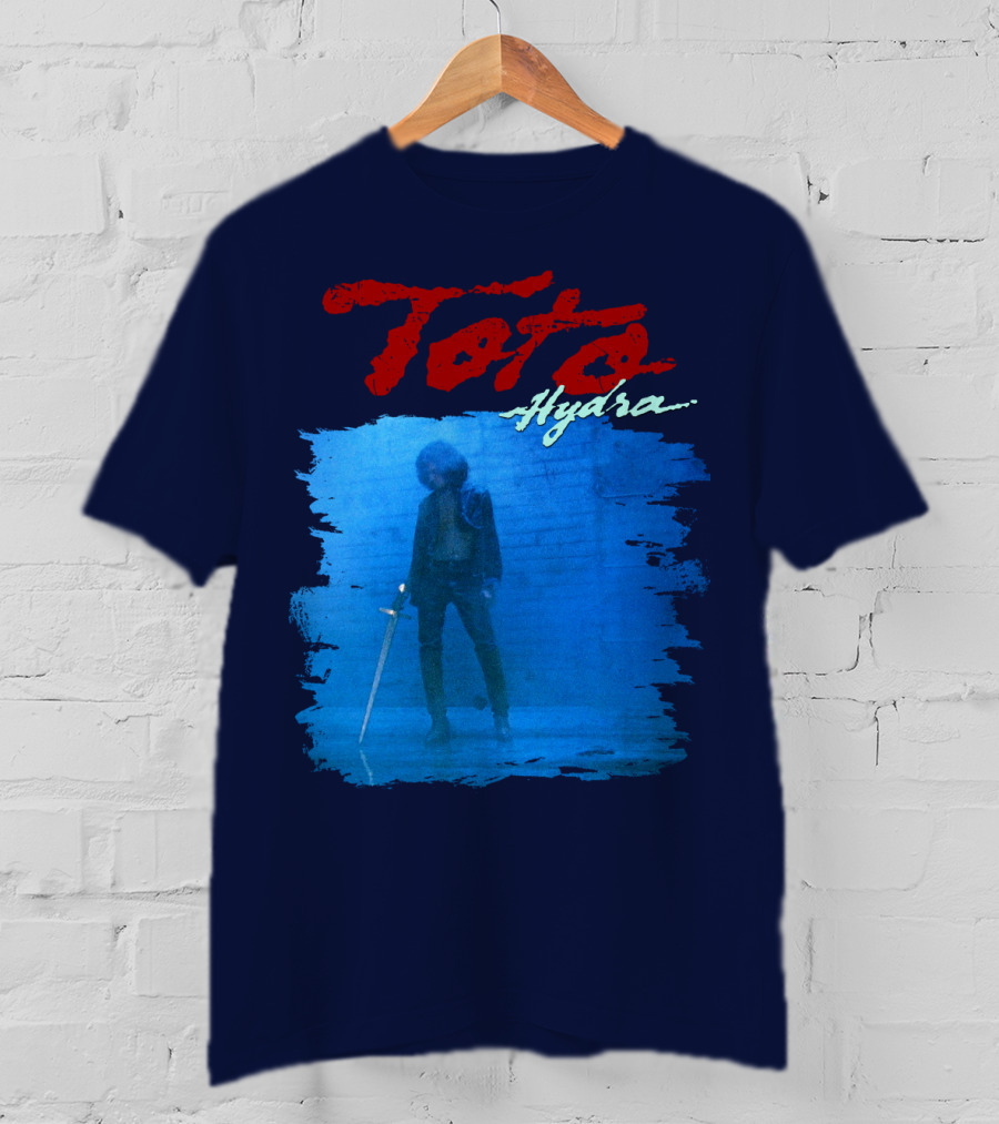 Toto Hydra Sword Figure Blue Square T-Shirt