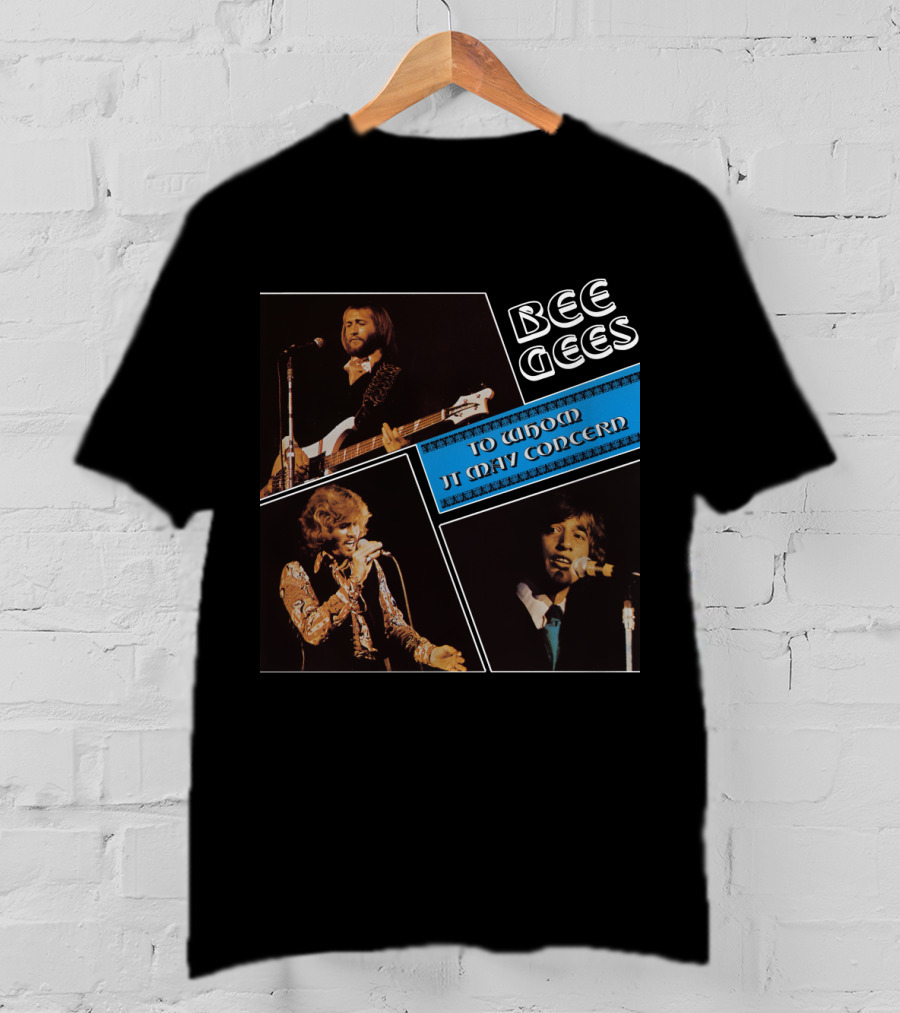 Bee Gees To Whom It May Concern Album Cover T-Shirt
