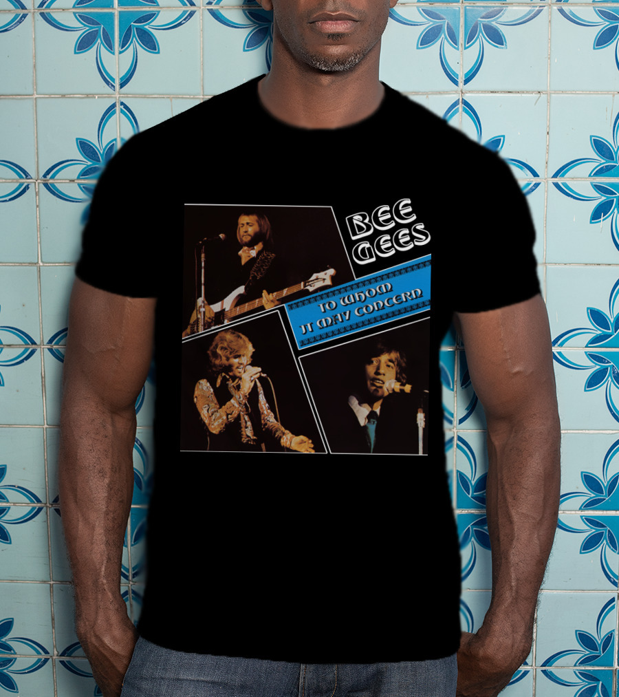 Bee Gees To Whom It May Concern Album Cover T-Shirt