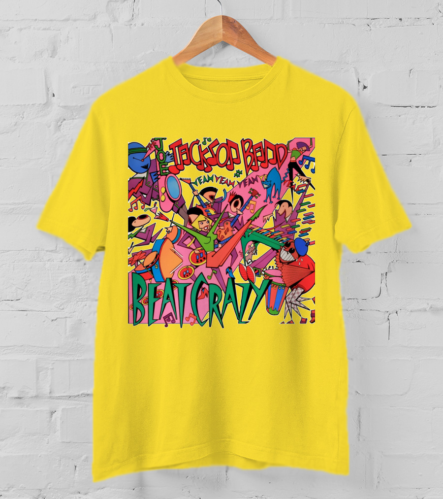 Joe Jackson Band Beat Crazy Colorful Music T-Shirt