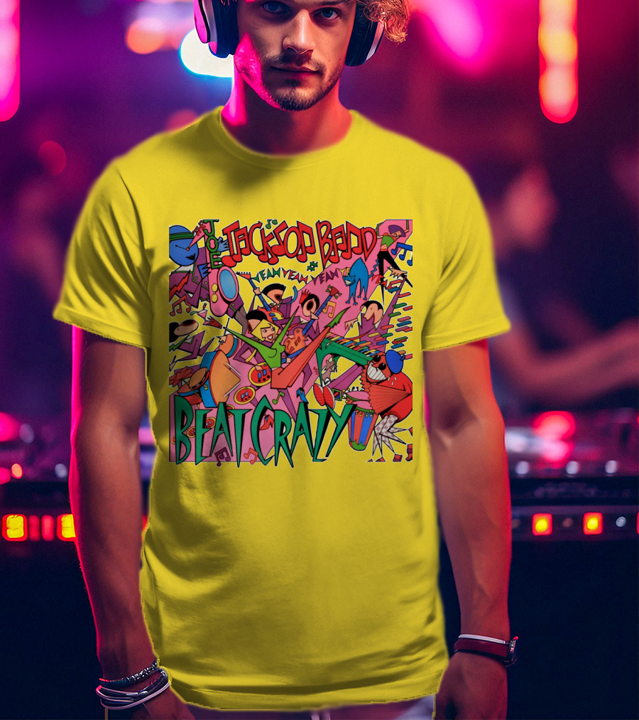 Joe Jackson Band Beat Crazy Colorful Music T-Shirt