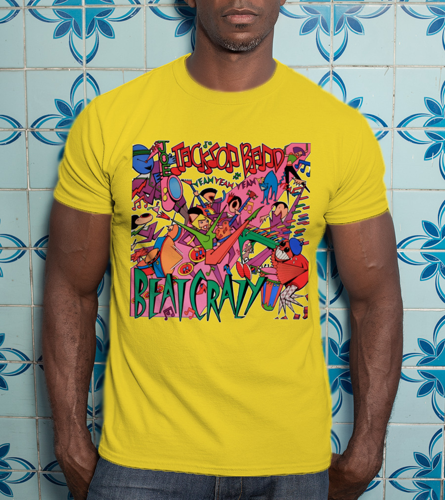 Joe Jackson Band Beat Crazy Colorful Music T-Shirt