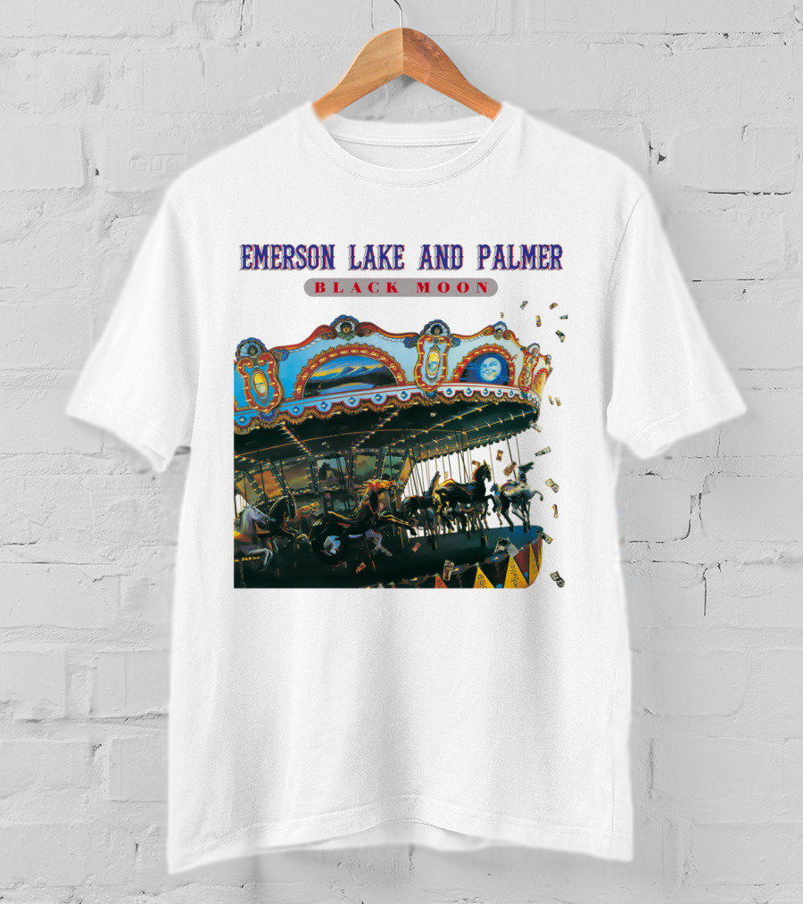 Emerson Lake And Palmer Black Moon Carousel T-Shirt