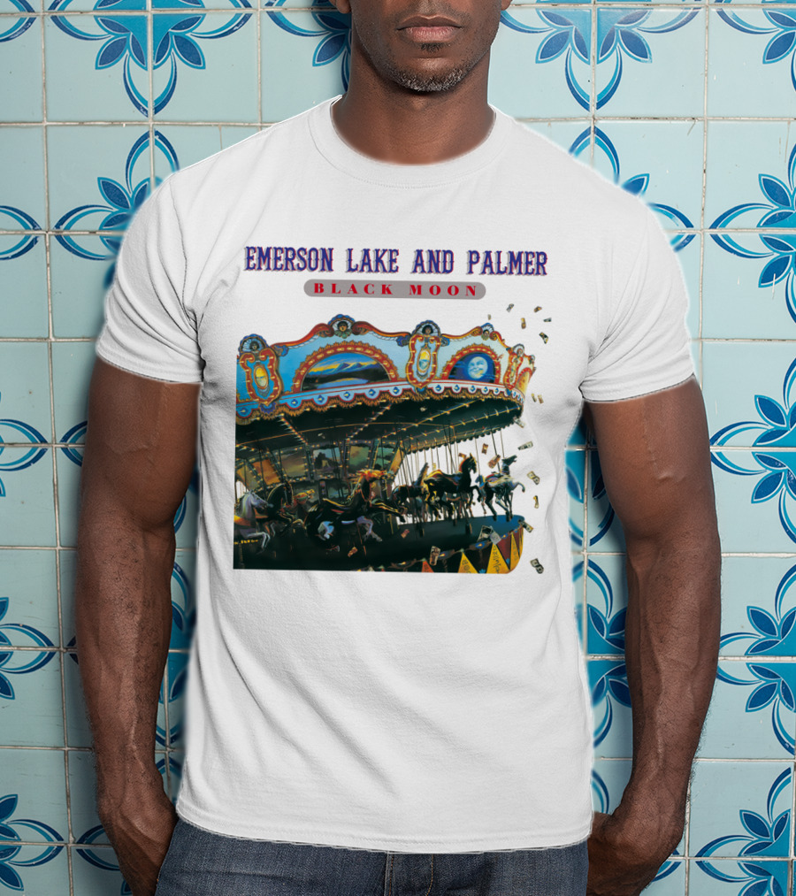 Emerson Lake And Palmer Black Moon Carousel T-Shirt