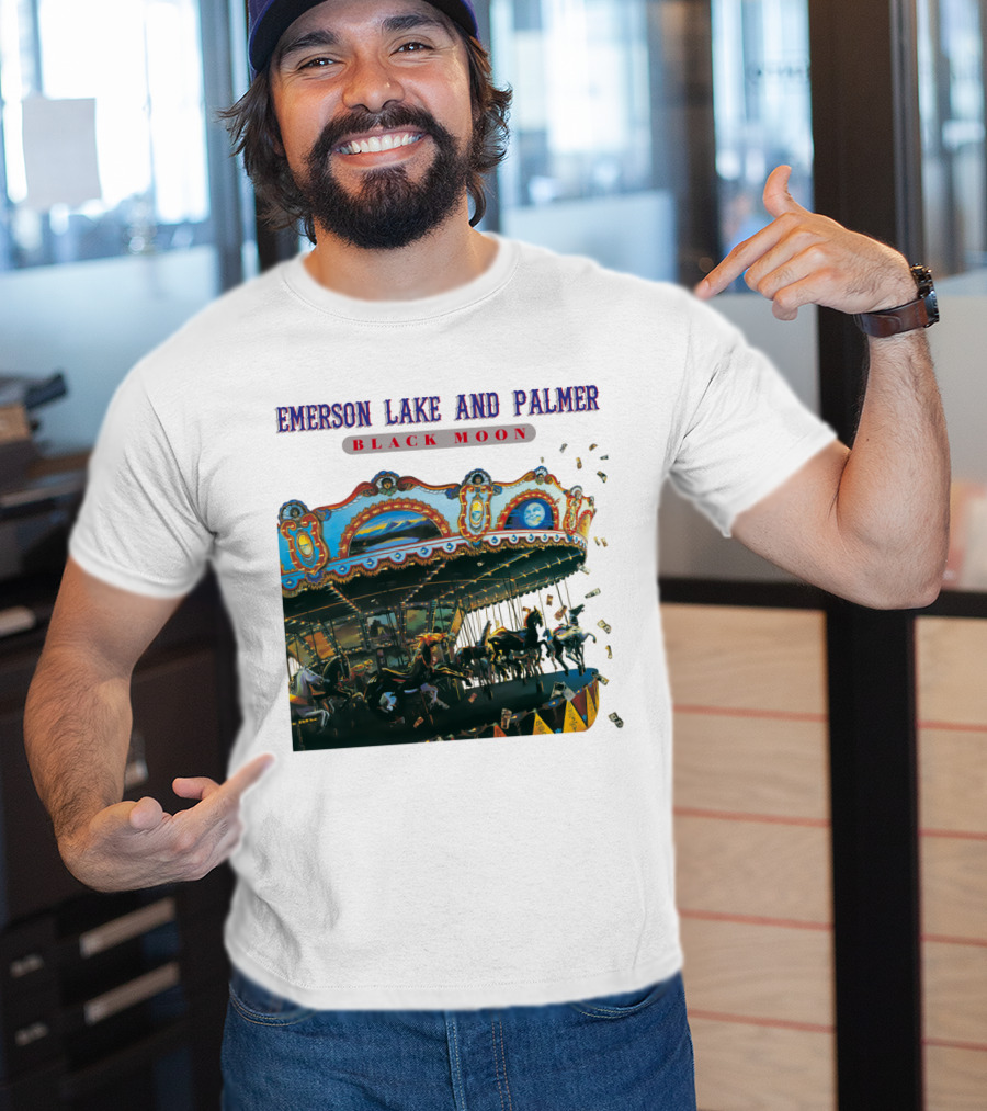 Emerson Lake And Palmer Black Moon Carousel T-Shirt