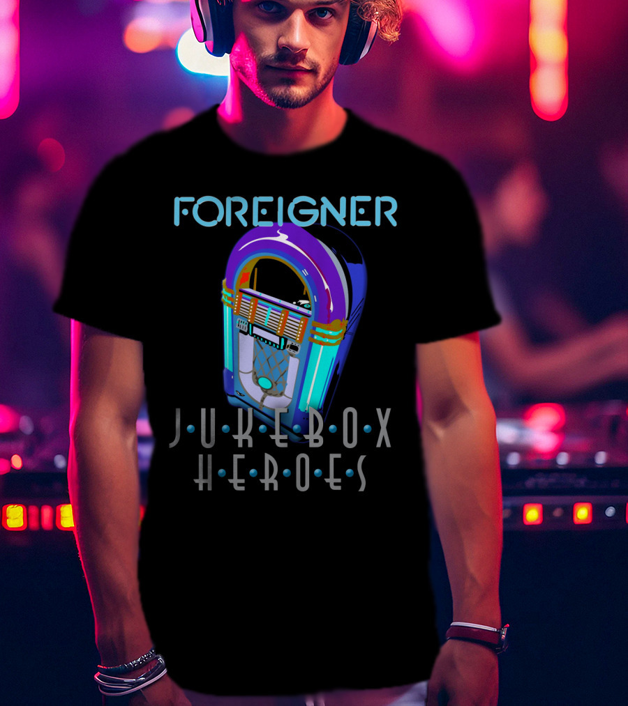 FOREIGNER Jukebox Heroes T-Shirt