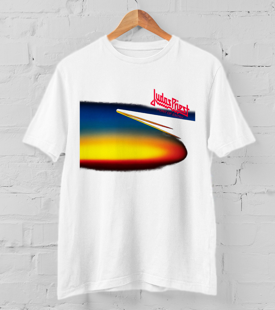 Judas Priest Point Of Entry Gradient Horizon T-Shirt