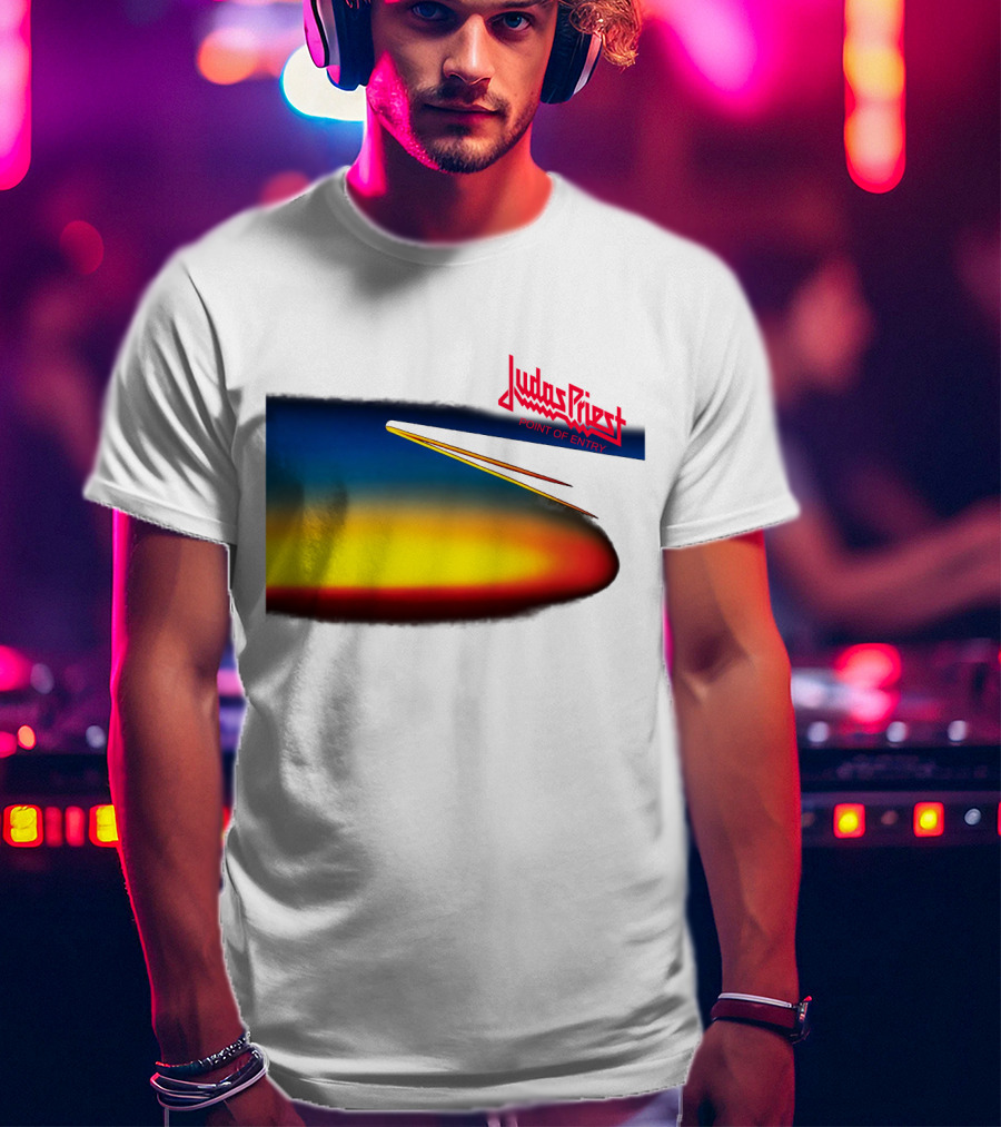 Judas Priest Point Of Entry Gradient Horizon T-Shirt