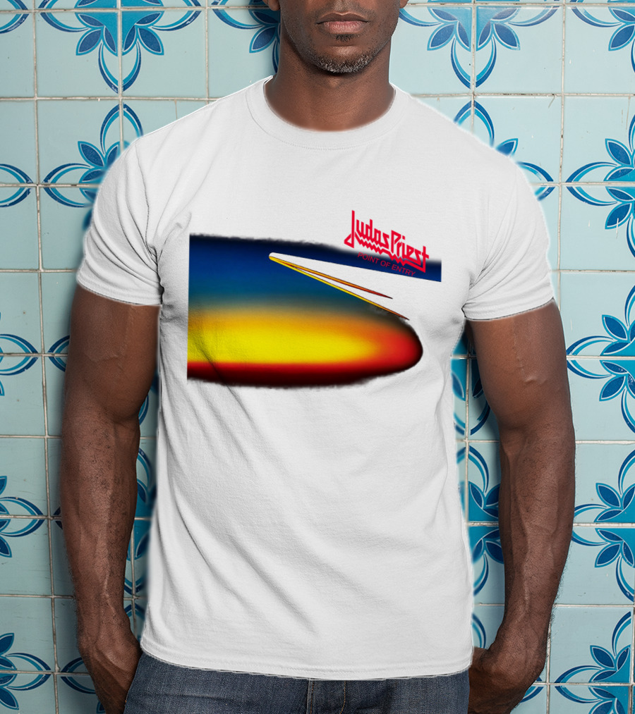 Judas Priest Point Of Entry Gradient Horizon T-Shirt