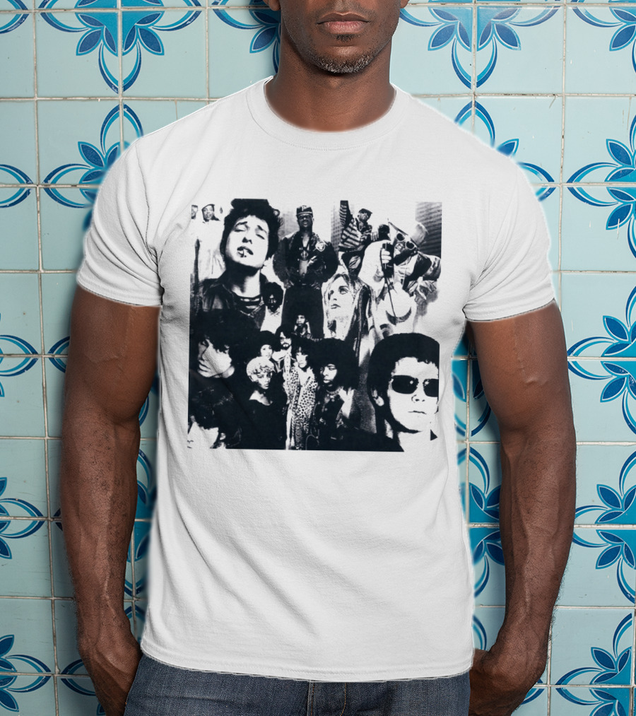 Duran Duran Thank You Album Collage Recognizable Music Figures T-Shirt