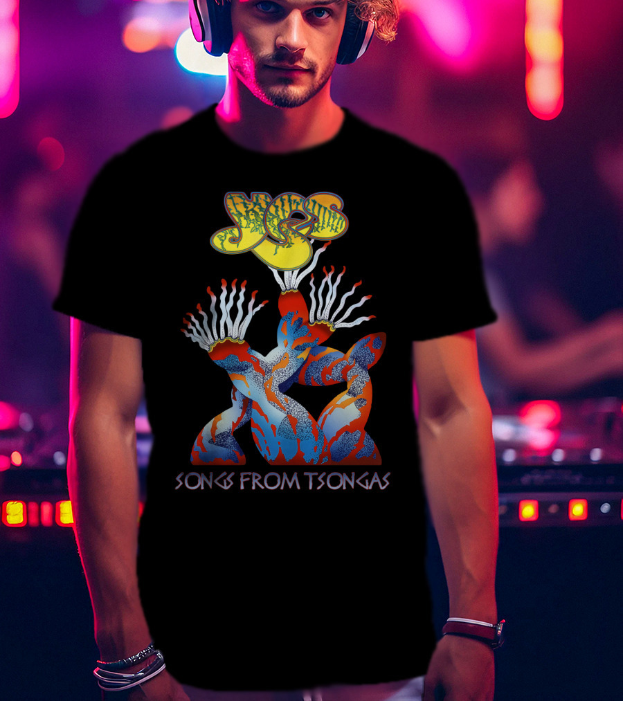 Yes Songs From Tsongas Colorful Abstract T-Shirt