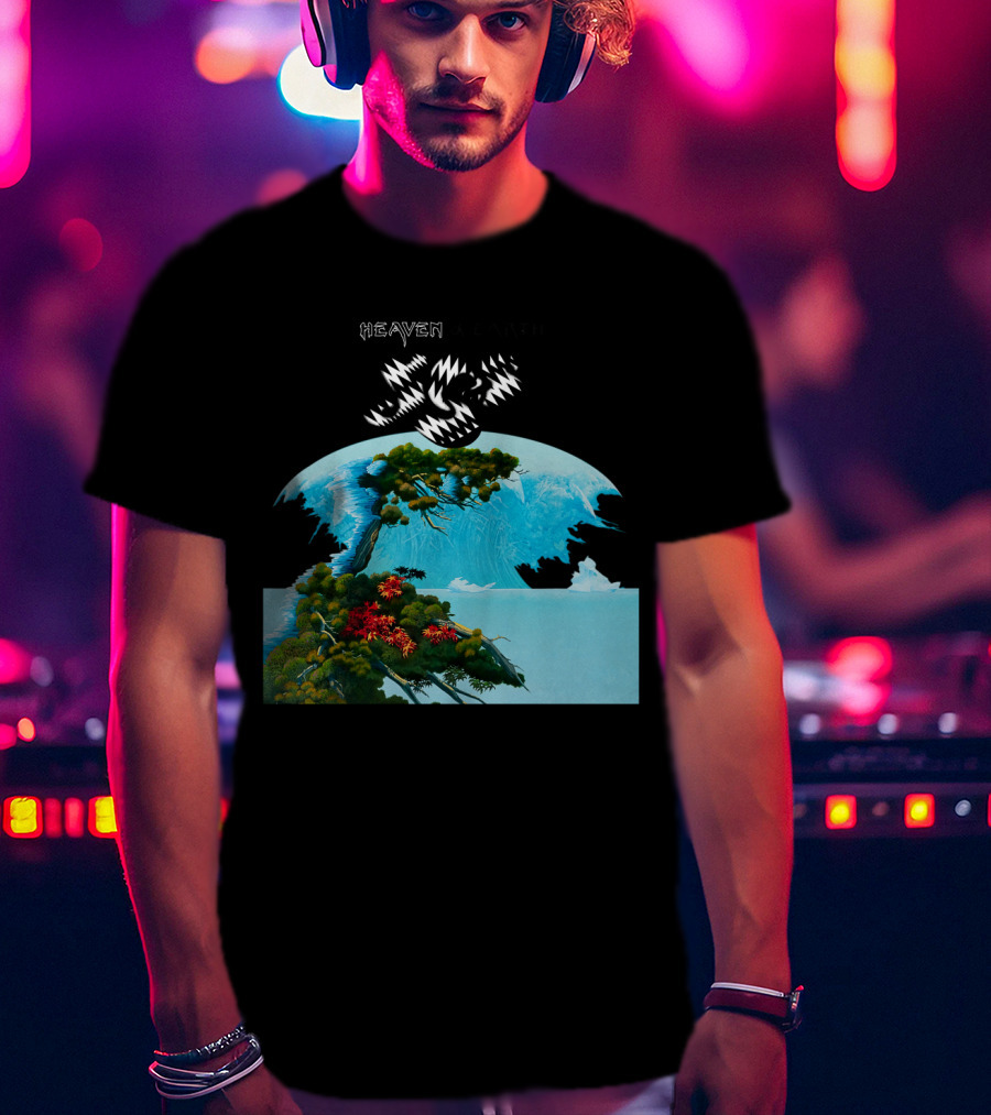 Yes Heaven And Earth Album Cover T-Shirt