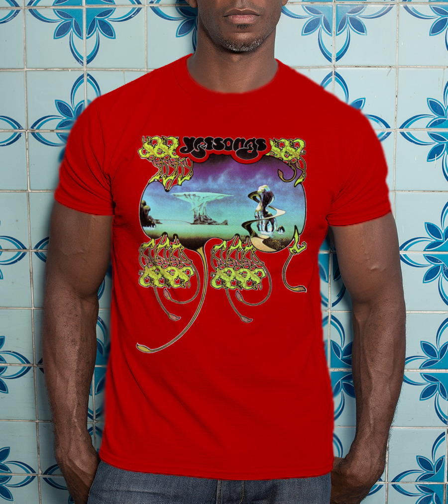 Yes Yessongs Album Artwork Fantasy Landscape T-Shirt