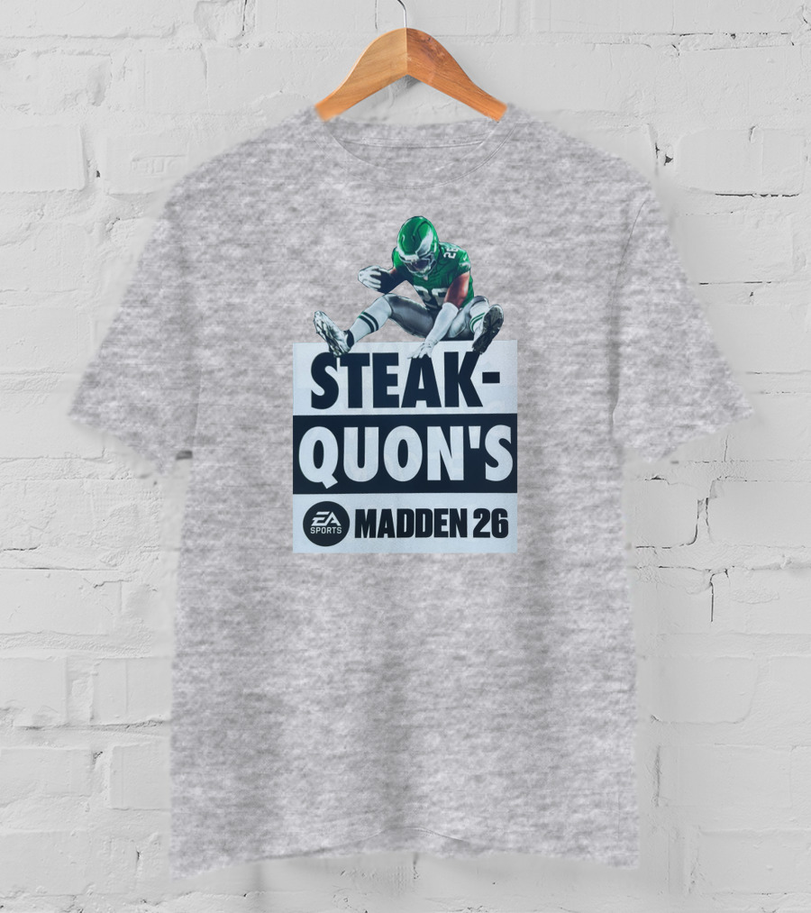 Saquon Barkley Steak Quon’s EA Sports Madden 26 Philadelphia Eagles T-Shirt