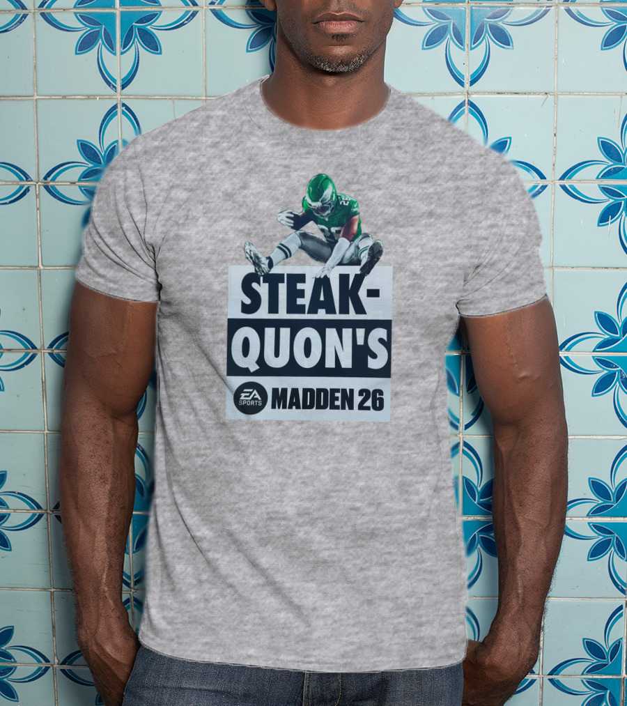 Saquon Barkley Steak Quon’s EA Sports Madden 26 Philadelphia Eagles T-Shirt