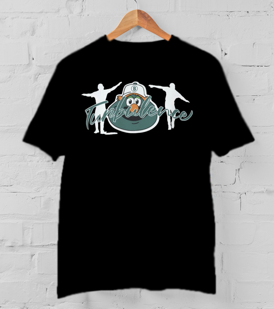 Boston Red Sox Turbulence Wally Mascot And Dancing Fans T-Shirt