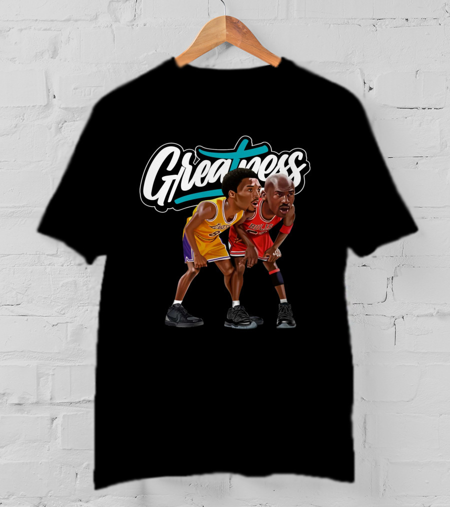 Jordan 11 Gamma Blue Lakers Bulls Greatness Basketball Legends T-Shirt