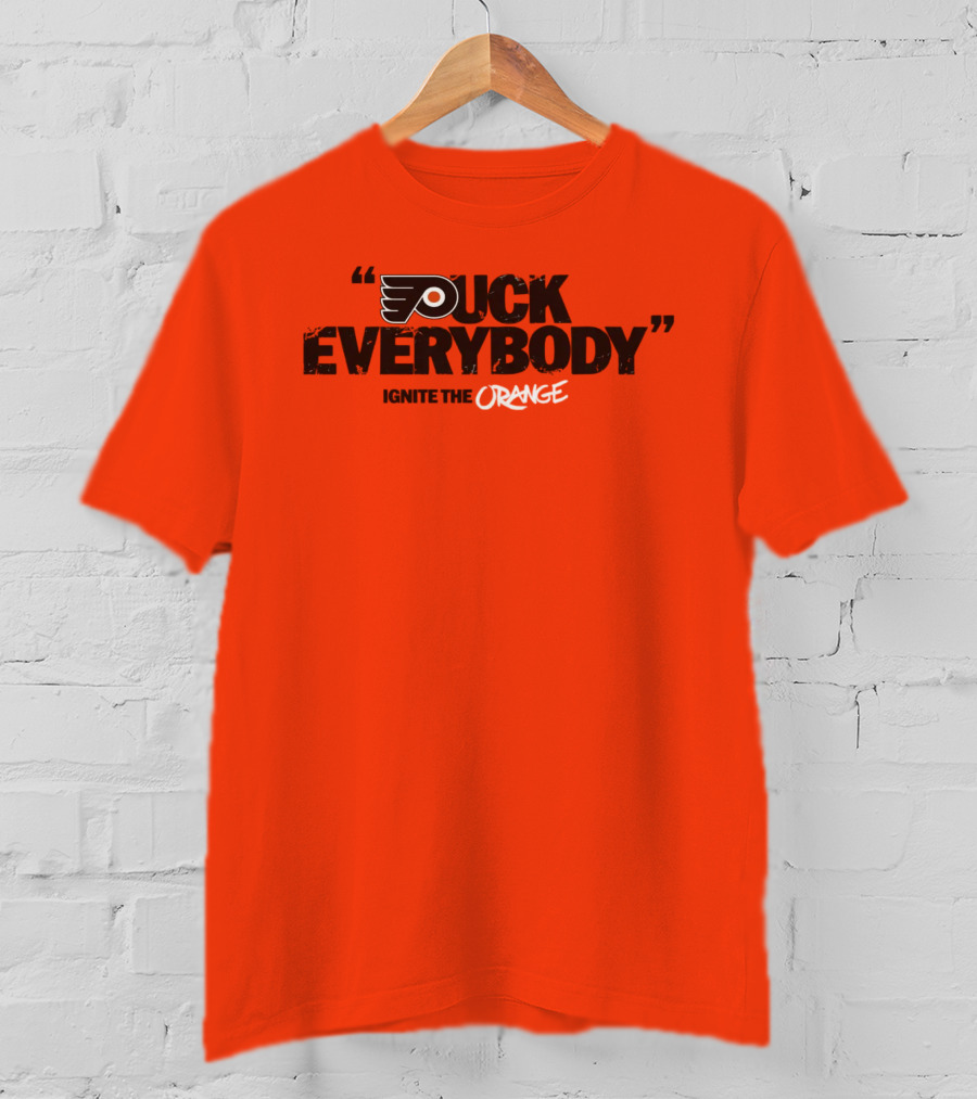 Philadelphia Flyers Puck Everybody Ignite The Orange T-Shirt