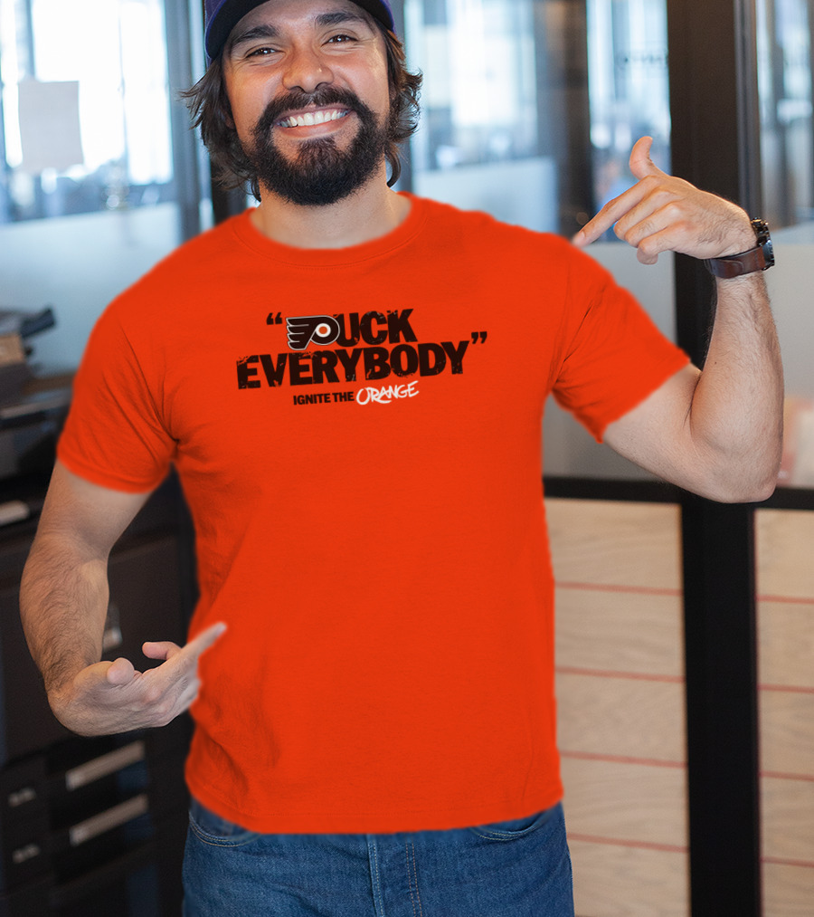 Philadelphia Flyers Puck Everybody Ignite The Orange T-Shirt