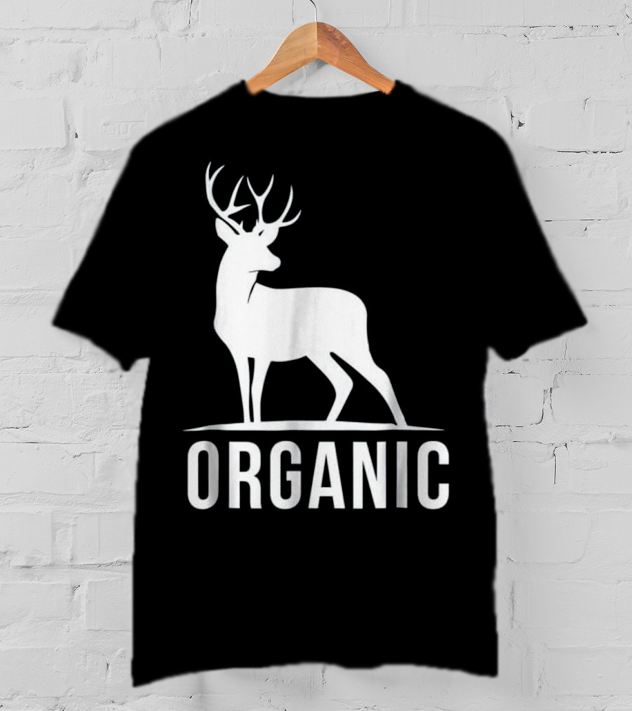 Deer Organic Bow Hunter Inspired Deer T-Shirt
