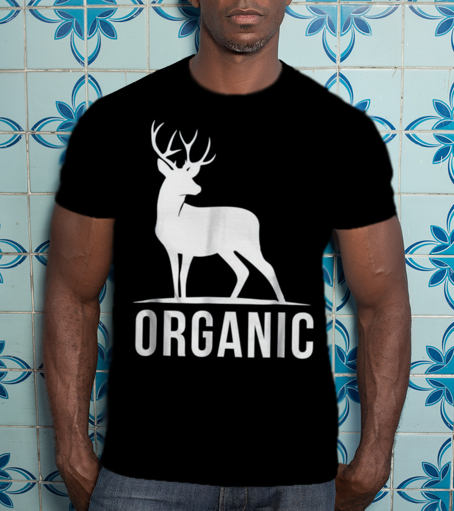 Deer Organic Bow Hunter Inspired Deer T-Shirt