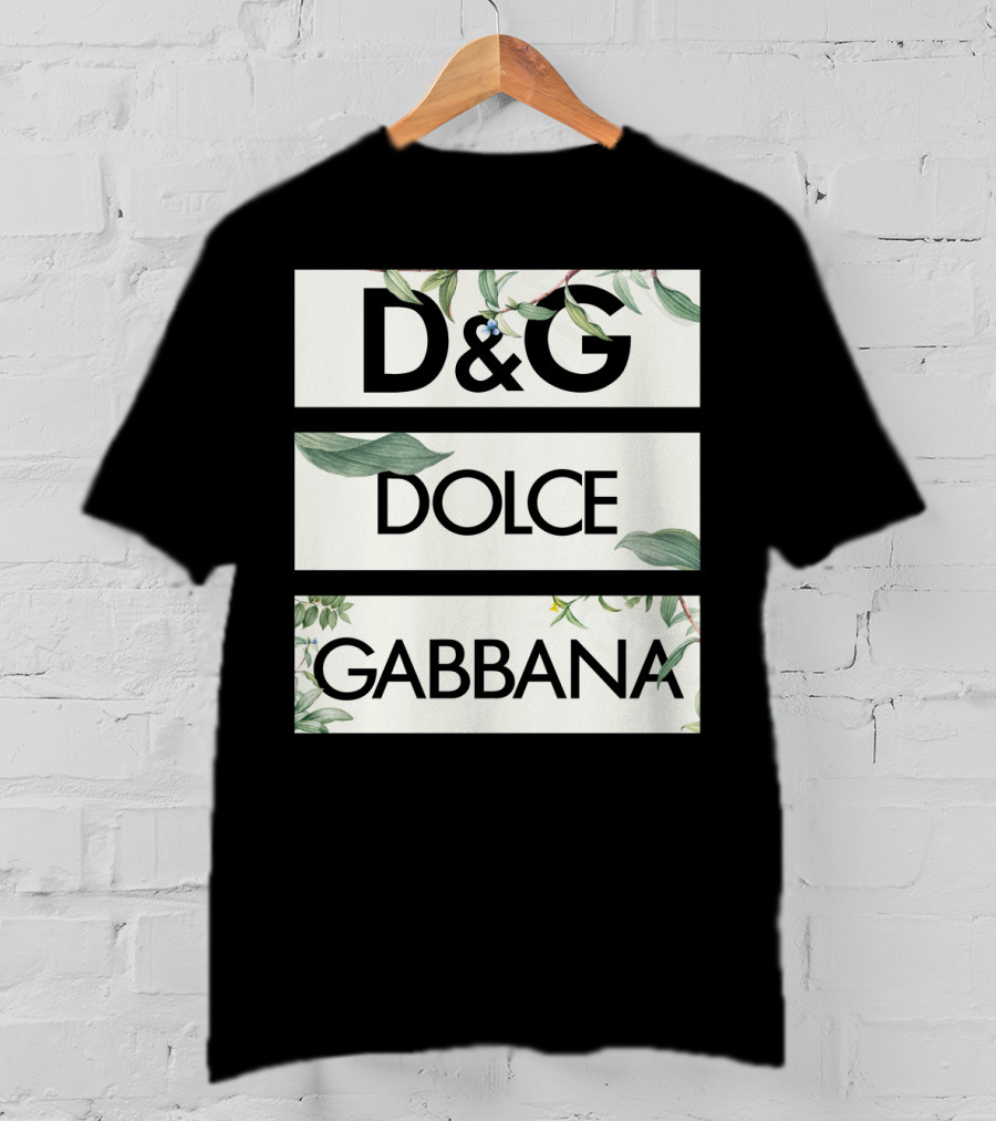 D&G Dolce Gabbana Botanical Leafs T-Shirt