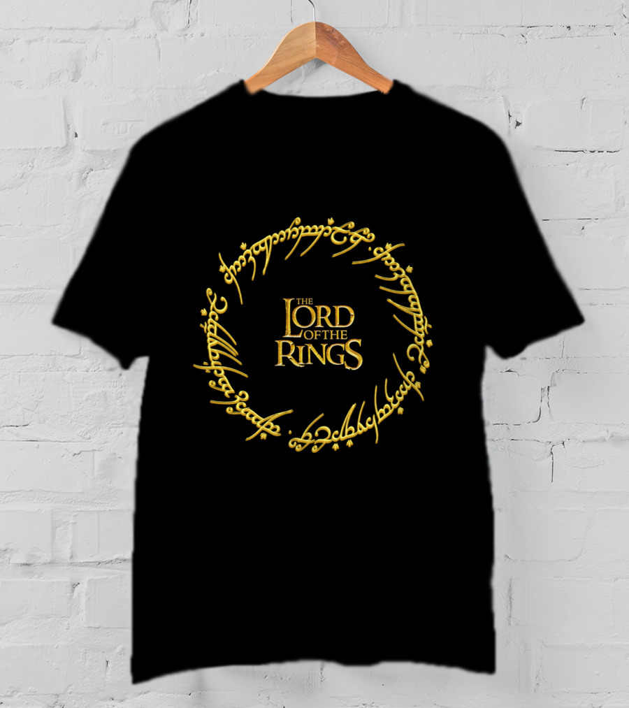 The Lord Of The Rings Elvish Script Ring T-Shirt