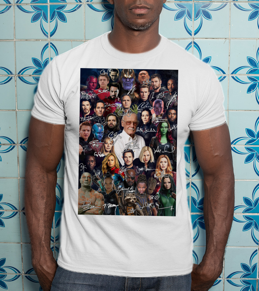 MV 001 Marvel Cinematic Universe Collage T-Shirt
