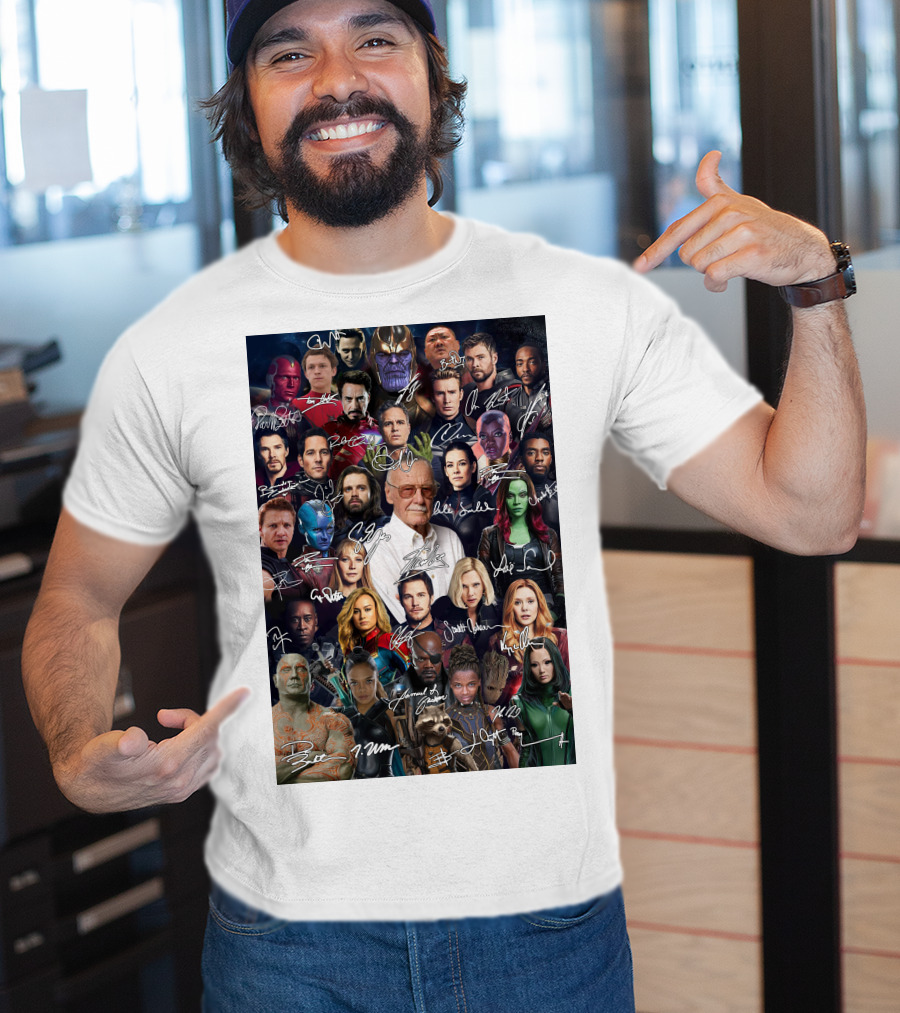 MV 001 Marvel Cinematic Universe Collage T-Shirt
