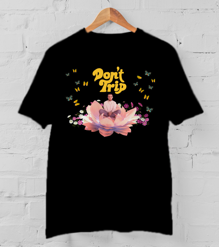 Don't Trip Butterfly Lotus Blossom T-Shirt