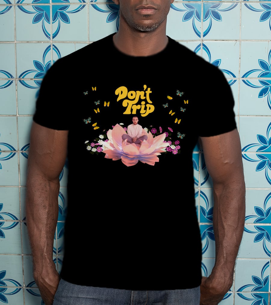 Don't Trip Butterfly Lotus Blossom T-Shirt