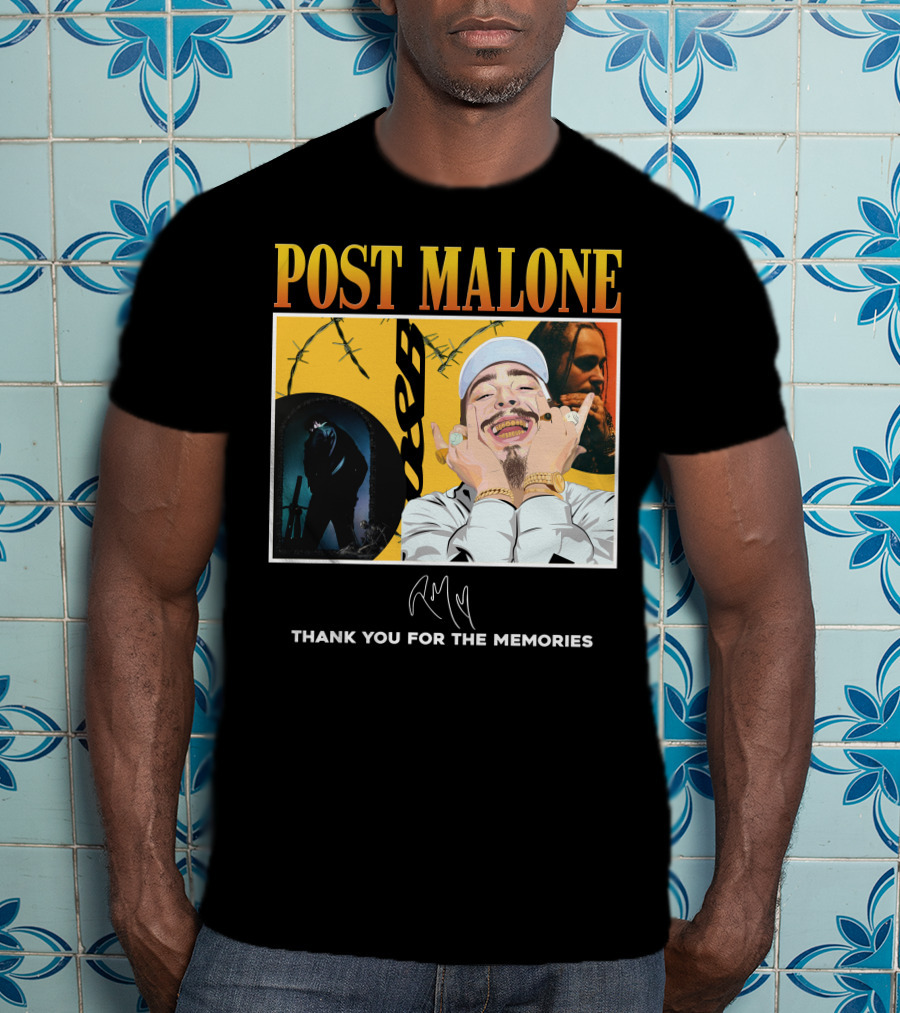 Post Malone Thank You For The Memories T-Shirt